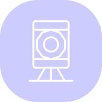 Theodolite Creative Icon Design vector