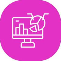 Data Analytics Creative Icon Design vector