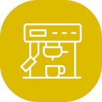 Coffee Machine Creative Icon Design vector