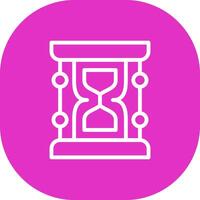 Hourglass Creative Icon Design vector