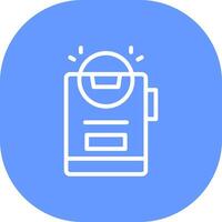 Light Creative Icon Design vector