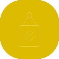 Mirror Creative Icon Design vector