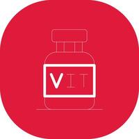 Vitamins Creative Icon Design vector