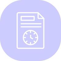 Schedule Creative Icon Design vector