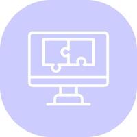 Puzzle Creative Icon Design vector