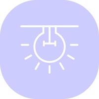 Light Bulb Creative Icon Design vector