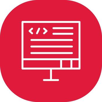 diseño de icono creativo de código vector