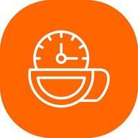 Tea Time Creative Icon Design vector