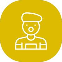 Mime Creative Icon Design vector