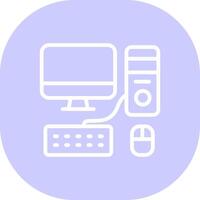 Computer Creative Icon Design vector