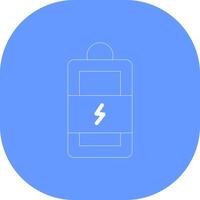 Charging Battery Creative Icon Design vector