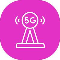 Antenna Creative Icon Design vector