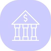 Bank Creative Icon Design vector