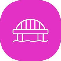 Bridge Creative Icon Design vector