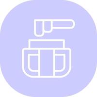 Line Circle Multicolor Design vector