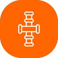 Pipeline Creative Icon Design vector