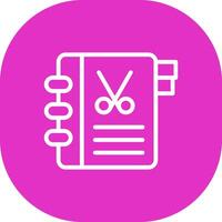 Line Circle Multicolor Design vector