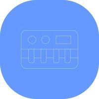 Piano Creative Icon Design vector