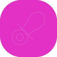 Line Circle Multicolor Design vector