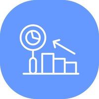 Predictive Analytics Creative Icon Design vector