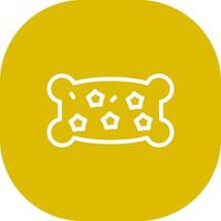 Baby Pillow Creative Icon Design vector