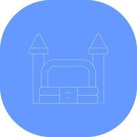 Bouncy Castle Creative Icon Design vector