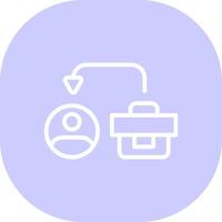 B2C Creative Icon Design vector