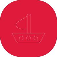 Boat Creative Icon Design vector