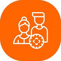 Focus Group Creative Icon Design vector