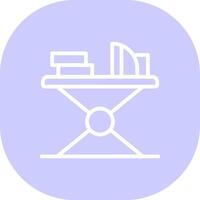 Iron Creative Icon Design vector