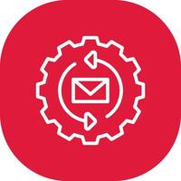 Marketing Automation Creative Icon Design vector
