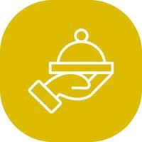 Room Service Creative Icon Design vector