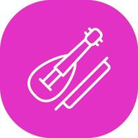 Violin Creative Icon Design vector