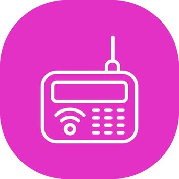 intercomunicador creativo icono diseño vector