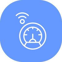 Smart Meter Creative Icon Design vector