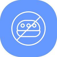 No Food Creative Icon Design vector