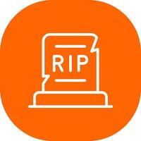 Grave Creative Icon Design vector