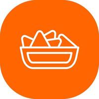 Nachos Creative Icon Design vector