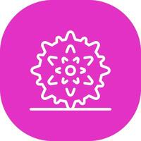 Massage Ball Creative Icon Design vector