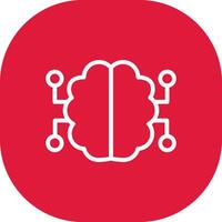 Neurons Circuit Creative Icon Design vector