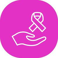 Cancer Diagnosis Creative Icon Design vector