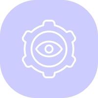 Eye Setting Creative Icon Design vector