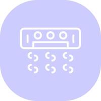 Air Conditioner Creative Icon Design vector