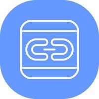 Link Creative Icon Design vector