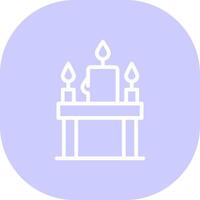 Candles Creative Icon Design vector