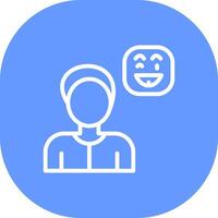 Joyful Creative Icon Design vector