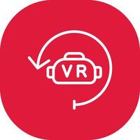 Virtual Reality Creative Icon Design vector