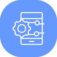 Project Management App Creative Icon Design vector