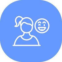 Joyful Creative Icon Design vector