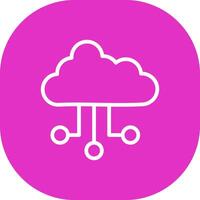 Cloud Creative Icon Design vector